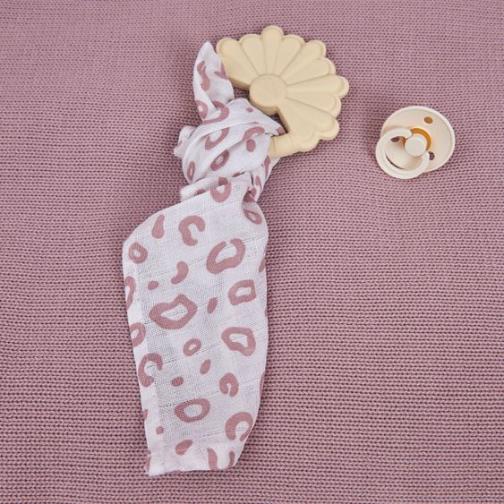 Meyco Mulltuch / Waschtuch - 3er Pack 30 x 30 cm - Shells Lilac