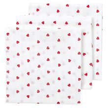 Mullwindel / Mulltuch / Pucktuch / Swaddle Confezione da 3 70 x 70 cm - Sweet Heart