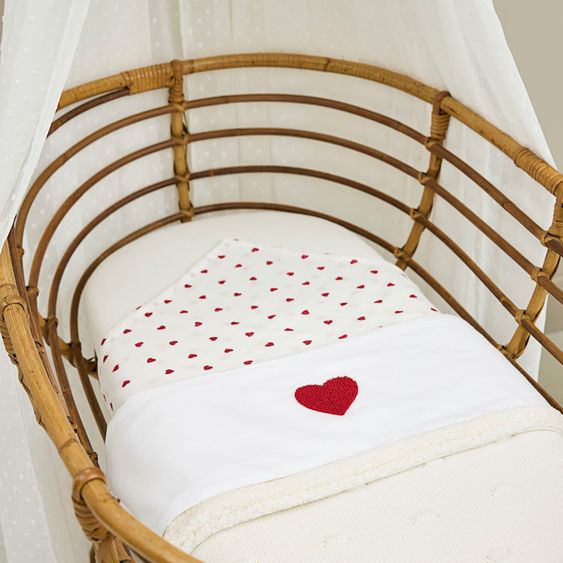 Meyco Mullwindel / Mulltuch / Pucktuch / Swaddle Confezione da 3 70 x 70 cm - Sweet Heart