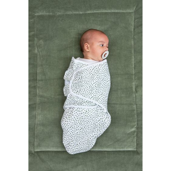 Meyco Pucksack - Cheetah - Forest Green - Gr. 0 - 3 Monate