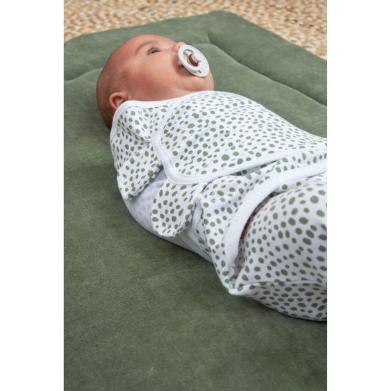 Meyco Pucksack - Cheetah - Forest Green - Gr. 0 - 3 Monate