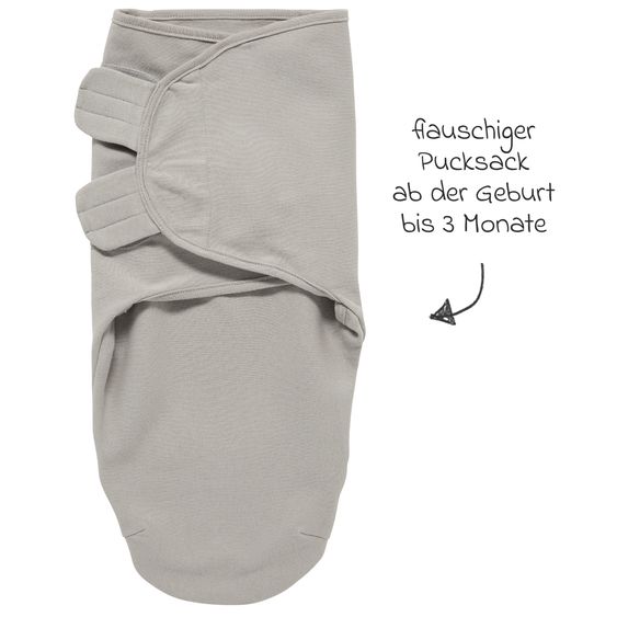 Meyco Baby sleeping bag - Grey - Gr. 0-3 months