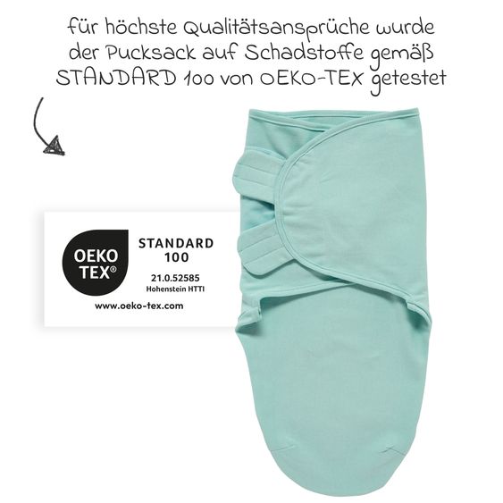 Meyco Pucksack - New Mint - Gr. 0-3 Monate