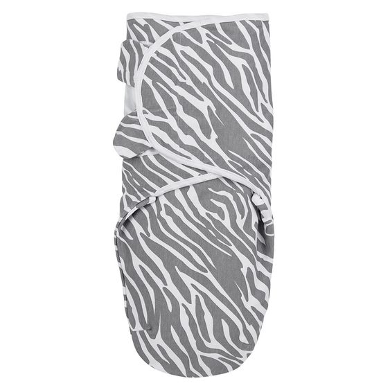 Meyco Pucksack - Zebra - Grey - Size 0 - 3 months