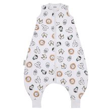 Summer sleeping bag with legs / sleeping overall jumper - Animal - size 92
