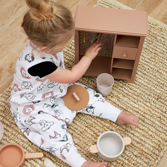 Meyco Summer sleeping bag with legs / sleeping overall jumper - Animal - size 92