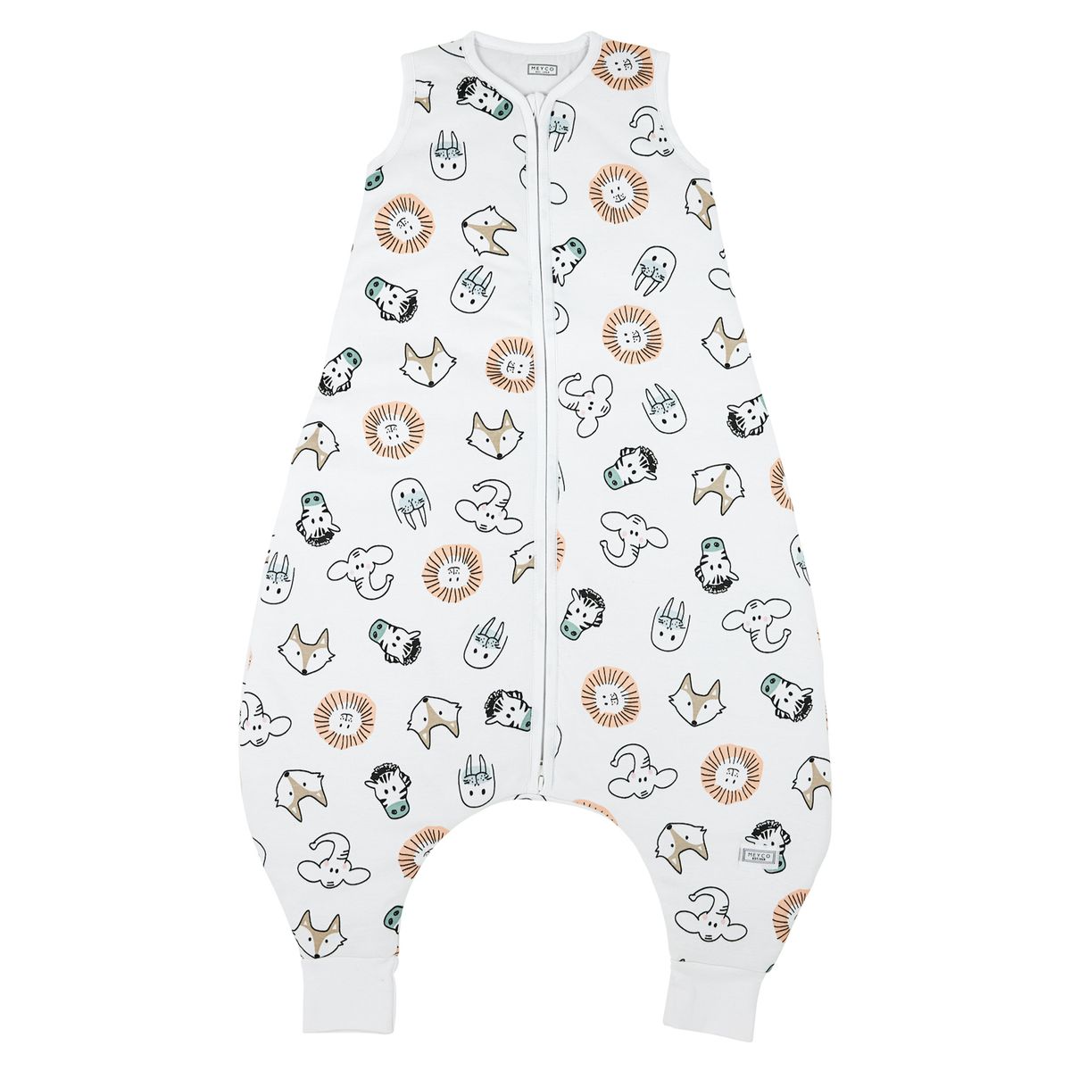 Schlafsack mit Beinen / Schlafoverall Jumper - Animal - Gr. 104 cm