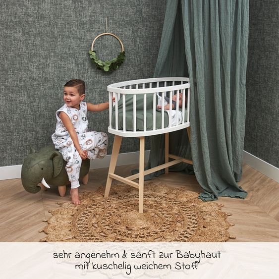 Meyco Sleeping bag with legs / sleeping overall Jumper - Animal - size 92 cm