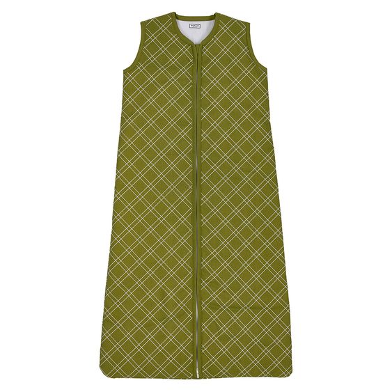 Meyco Schlafsack wattiert - Double Diamond Avocado - Gr. 70 cm