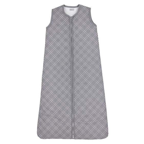 Meyco Schlafsack wattiert - Double Diamond Grey - Gr. 70 cm