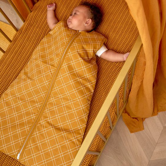 Meyco Schlafsack wattiert - Double Diamond Honey Gold - Gr. 70 cm