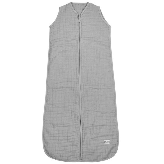 Meyco Sommer-Schlafsack Muslin - Uni Grau - Gr. 70 cm