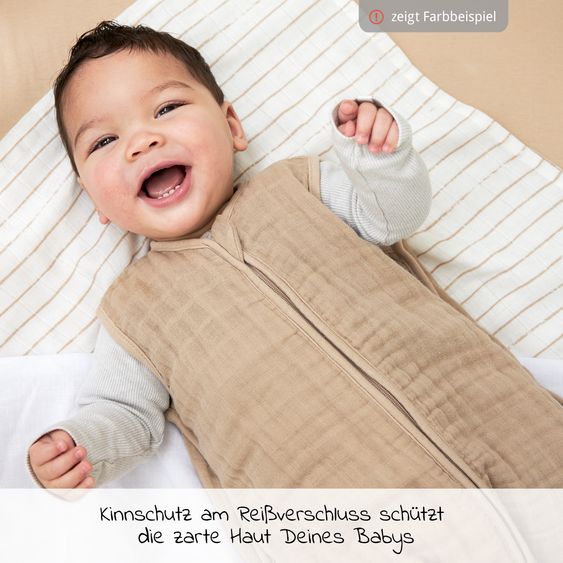 Meyco Sommerschlafsack Musselin - Soft Peach - Gr. 60