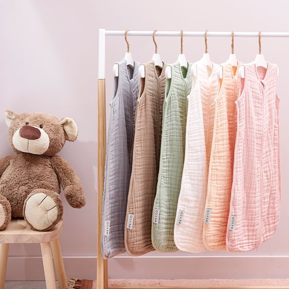Meyco Sommerschlafsack Musselin - Soft Peach - Gr. 60