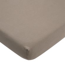 Lenzuolo a pieghe per lettino bambini 70 x 140 cm - Taupe Scuro