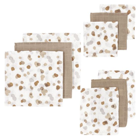 Meyco Starter set 9-piece muslin cloths - Stains - Sand