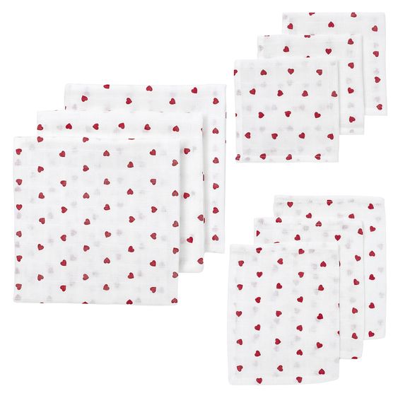 Meyco Set Starter 9 pz. Panni multiuso - Sweet Heart