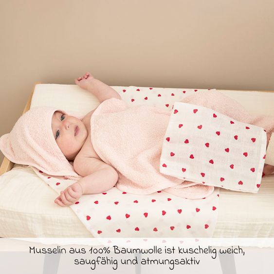 Meyco Set Starter 9 pz. Panni multiuso - Sweet Heart