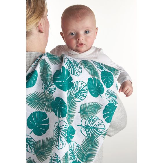 Meyco Starter Set 9-tlg. Mulltücher - Tropical Leaves
