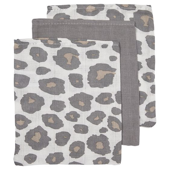 Meyco Waschhandschuh - 3er Pack - 20 x 14 cm - Panther