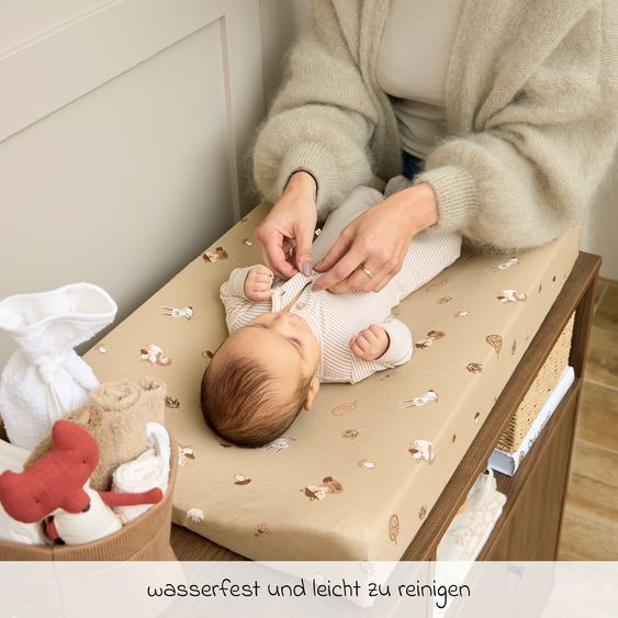 Meyco Fasciatoio Comfort 50 x 70 cm - Forest Animal - Sabbia