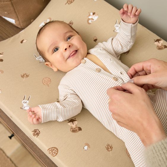 Meyco Fasciatoio Comfort 50 x 70 cm - Forest Animal - Sabbia