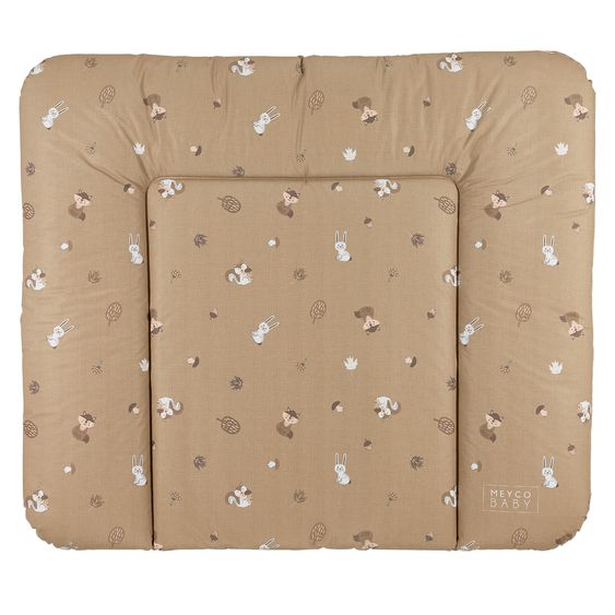 Meyco Fasciatoio per cambio pannolino Morbido 72 x 85 cm - Forest Animal - Sabbia
