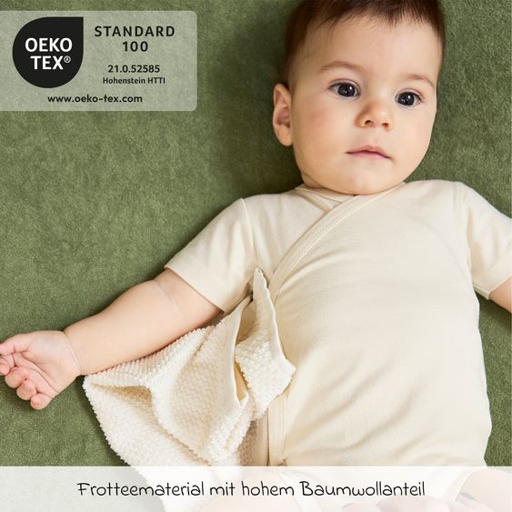 Meyco Wickelauflagenbezug Frottee 85 x 75 cm - Olive Green
