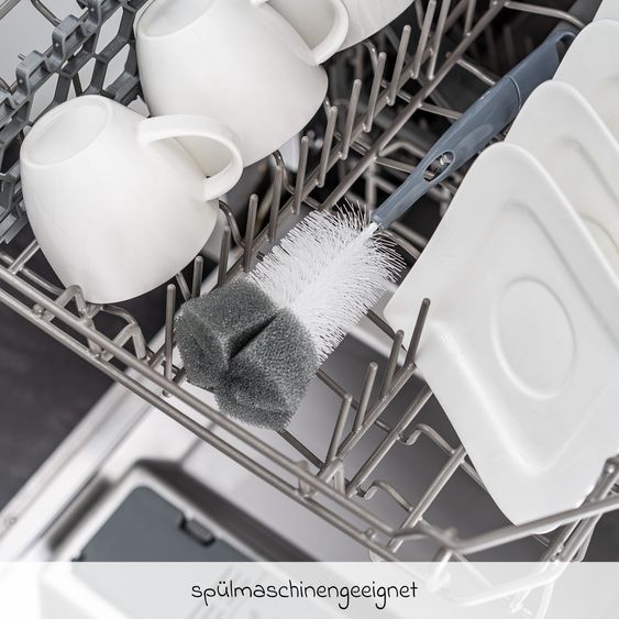 MiaMia Set Starter 8 pz. - 4 Biberon PP + Tettarella + Spazzola per biberon + Scolabiberon