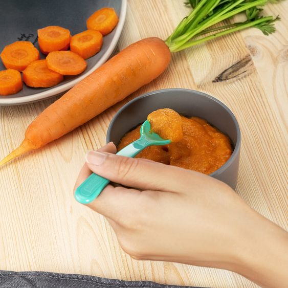 MiaMia Babynahrungszubereiter 5-in-1 (Dampfgaren, Mixen, Erwärmen, Warmhalten, Sterilisieren)