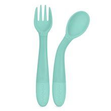2-tlg. Esslern-Besteck flexibles Kinderbesteck-Set - biegbar - Ocean