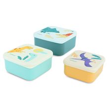 Set di 3 pezzi per snack (230, 350 e 540 ml) - Jurassic