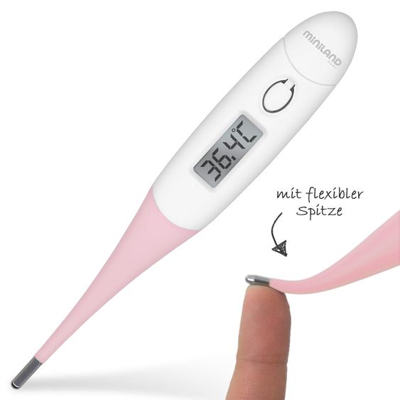 Miniland 4-tlg. Thermometer-Set - Rose
