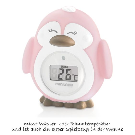 Miniland 4-tlg. Thermometer-Set - Rose