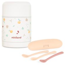 5-tlg. Thermos-Set 600 ml Baby Edelstahl-Isolierbehälter Food Thermy mit Besteck - zum Füttern für Unterwegs - Valencia