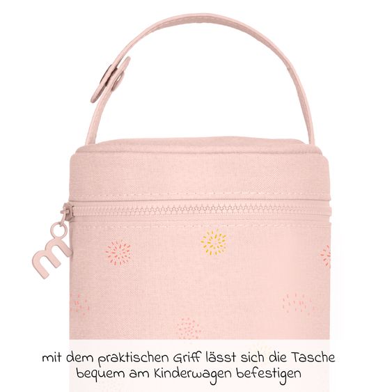 Miniland 6-tlg. Thermos-Set 600 ml Baby Edelstahl-Isolierbehälter Food Thermy mit Besteck & Isoliertasche - zum Füttern für Unterwegs - Candy