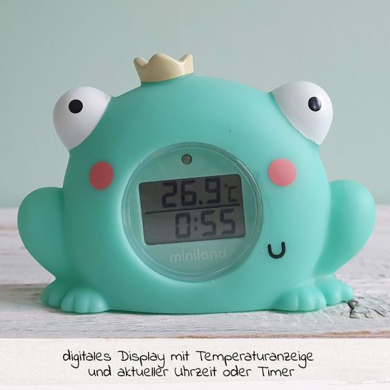 Miniland Bade- und Raumthermometer Thermo Bath Magical - Froschkönig