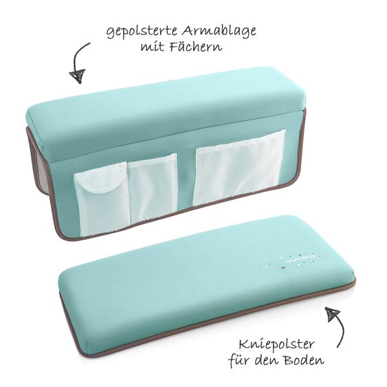 Miniland Bath comfort cushion for parents - turquoise