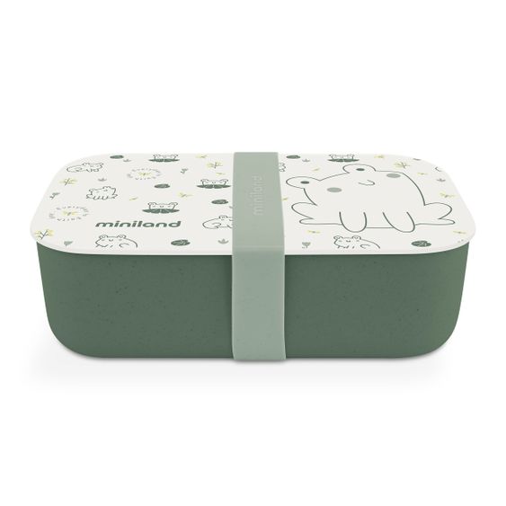 Miniland Brotdose / Lunchbox naturlunch - eco friendly - Frog