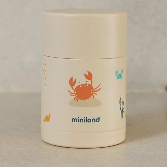 Miniland Edelstahl-Isolierbox Food Thermy 600 ml - Ocean - Grabsy