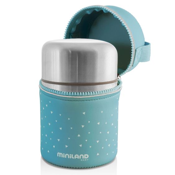 Miniland Stainless steel insulation box incl. neoprene bag Steel Food Thermos 600 ml - silver