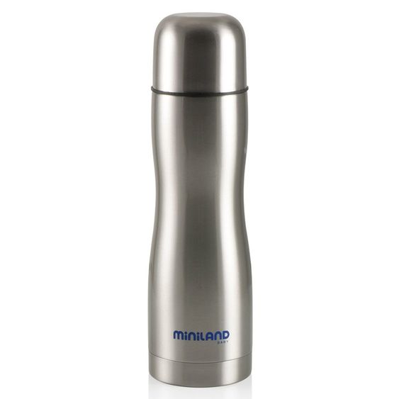 Miniland Stainless steel insulated bottle Ergonomic Thermo 500 ml - Silver