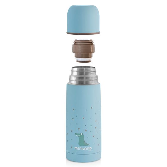 Miniland Stainless steel vacuum flask Silky Thermos 350 ml - Turquoise