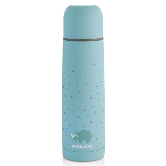 Miniland Edelstahl-Isolierflasche Silky Thermos 500 ml - Azure