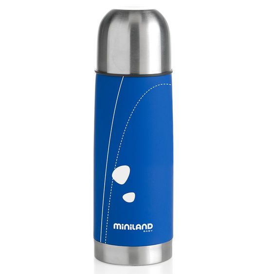 Miniland Stainless steel insulated bottle Soft Thermo 350 ml - Blue