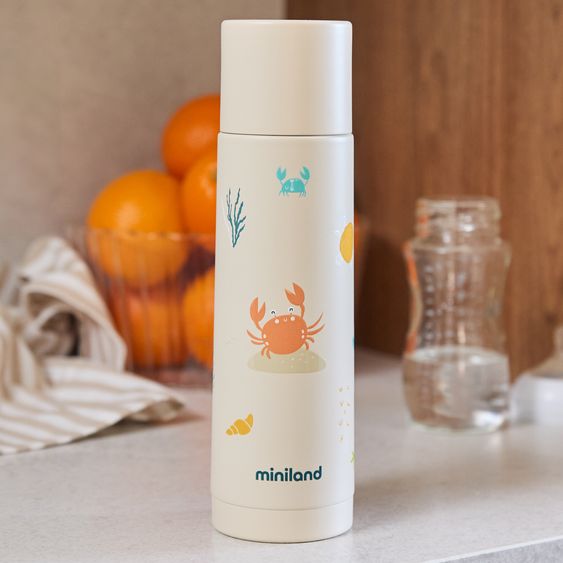 Miniland Edelstahl-Isolierflasche Thermy 500 ml - Ocean - Grabsy