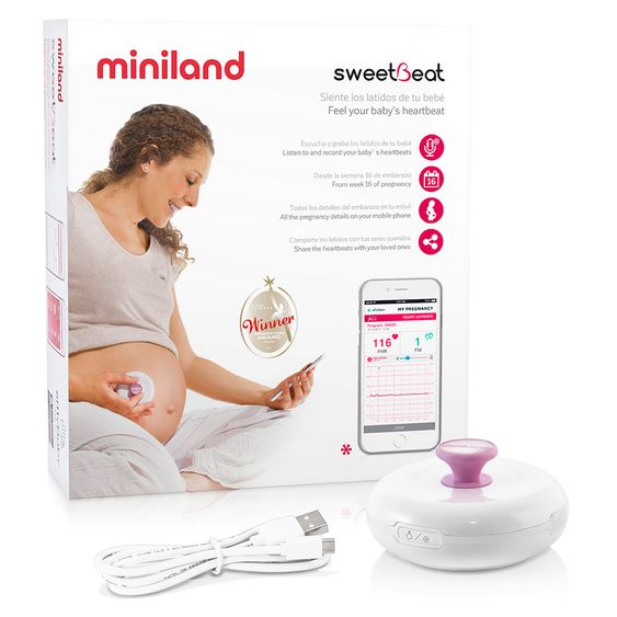 Miniland Riproduttore di battiti cardiaci / Doppler fetale SweetBeat