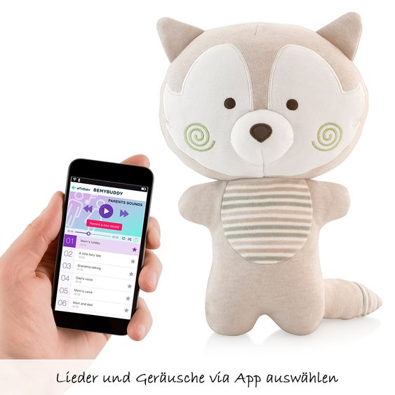 Miniland Kuscheltier & Schlafhilfe beMyBuddy - Foxy