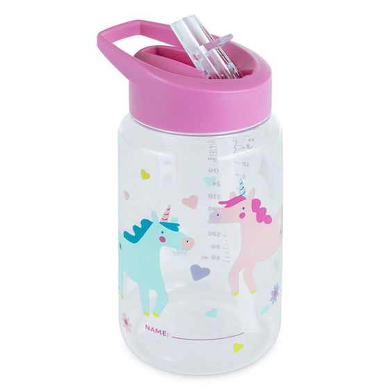 Miniland Bottiglia Kiddie 450ml - con cannuccia, in Tritan - Fantasy