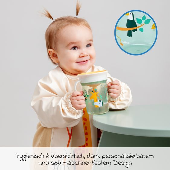 Miniland Tazza Sippy 360 - 270 ml - Giungla